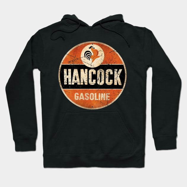 Hancock Gasoline sign Hoodie by KUMAWAY